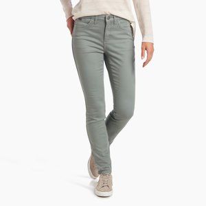 Kuhl Kontour skinny pants, size 4, insem 29", sea glass